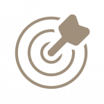 icon - arrow hitting bullseye